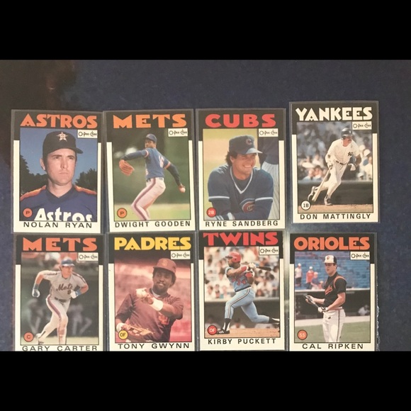 1986 O-PEE-CHEE BASEBALL CARDS - Picture 1 of 4